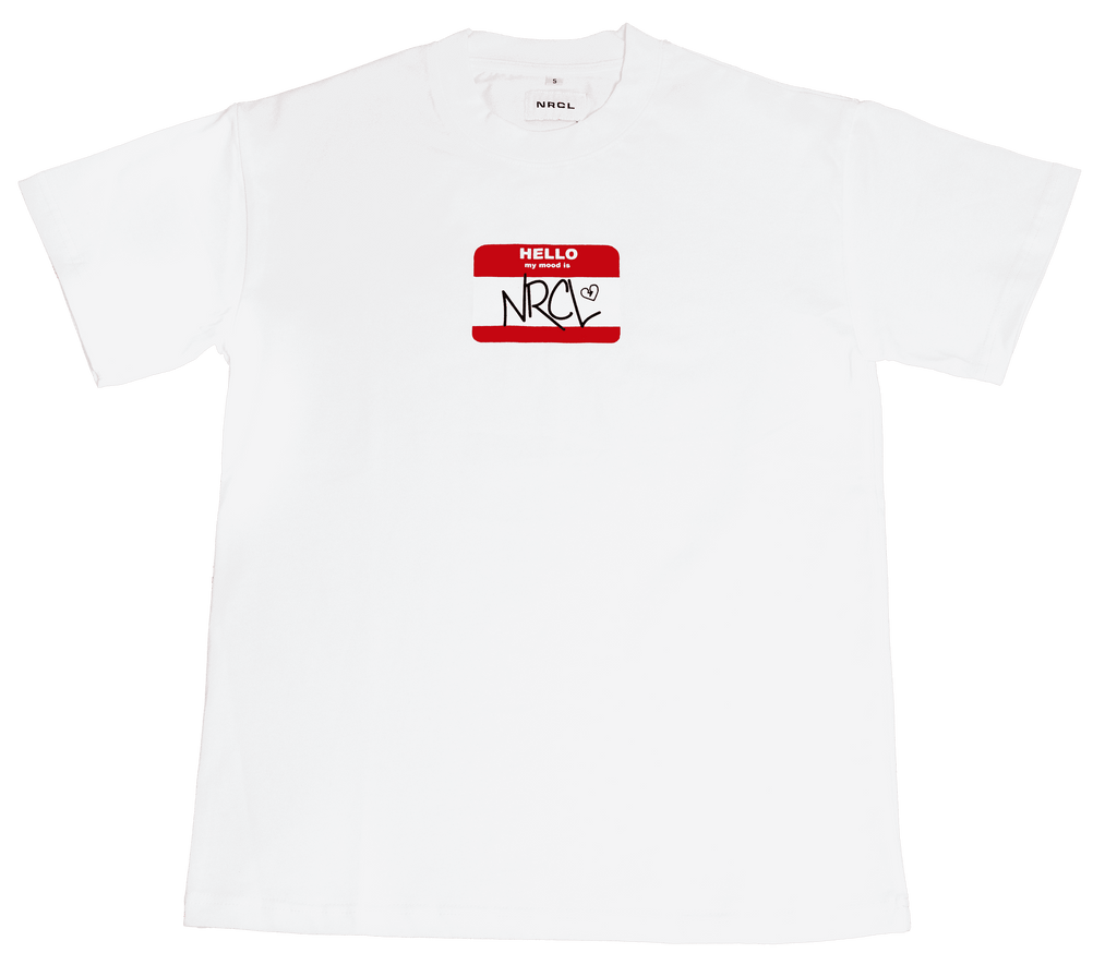 Sticker Tee White