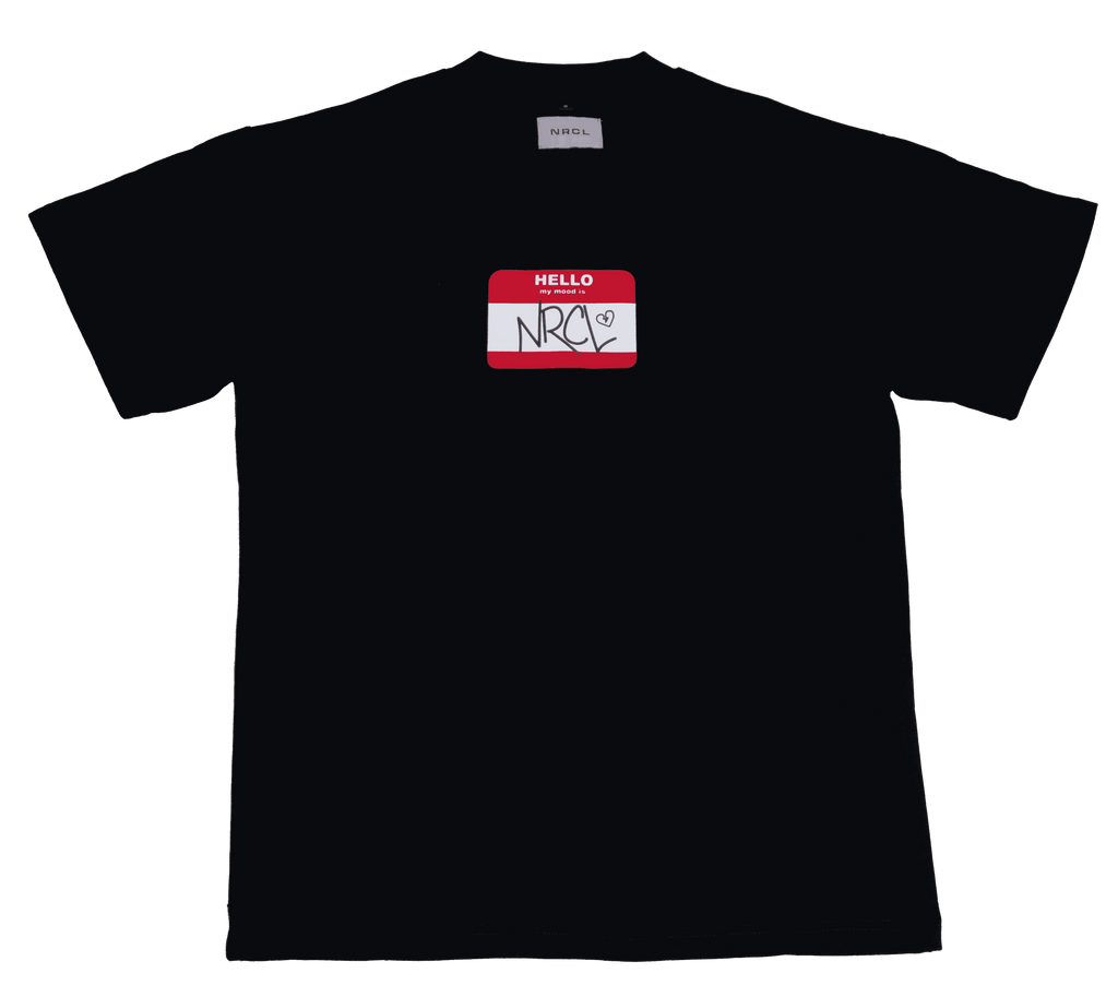 Sticker Tee Black